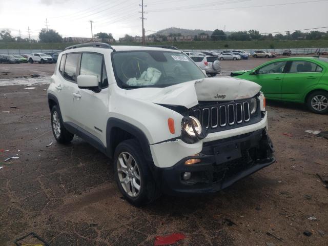 JEEP RENEGADE L 2016 with VIN ZACCJBBT9GPE12774 - Photo from auction