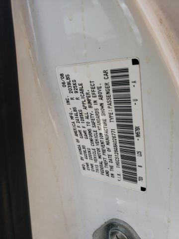 Photo 10 from auction – 2008 HONDA ACCORD EXL with VIN 1HGCS12848A026771