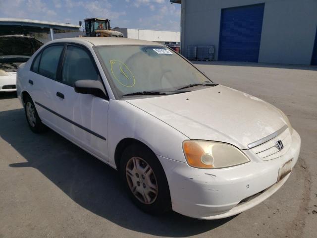 Photo 1 from auction – 2001 HONDA CIVIC DX with VIN 2HGES16281H568526