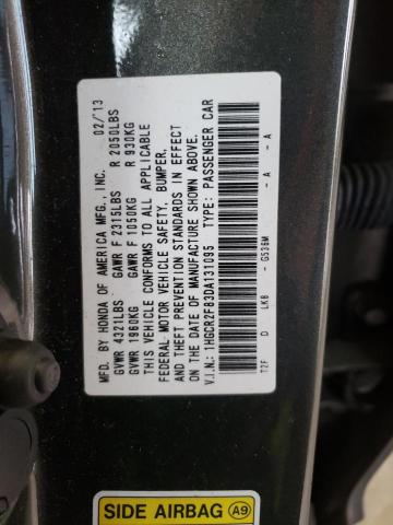 Photo 10 from auction – 2013 HONDA ACCORD EXL with VIN 1HGCR2F83DA131095