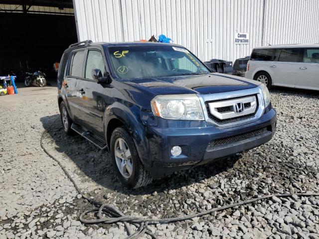 HONDA PILOT EXLN 2011 with VIN 5FNYF4H77BB049596 - Photo from auction