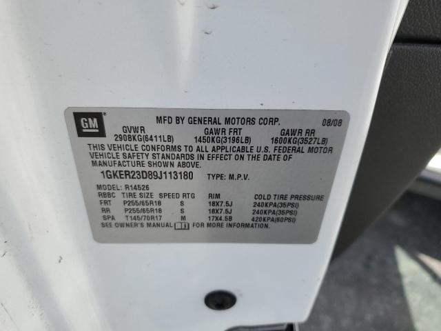 Photo 10 from auction – 2009 GMC ACADIA SLT with VIN 1GKER23D89J113180