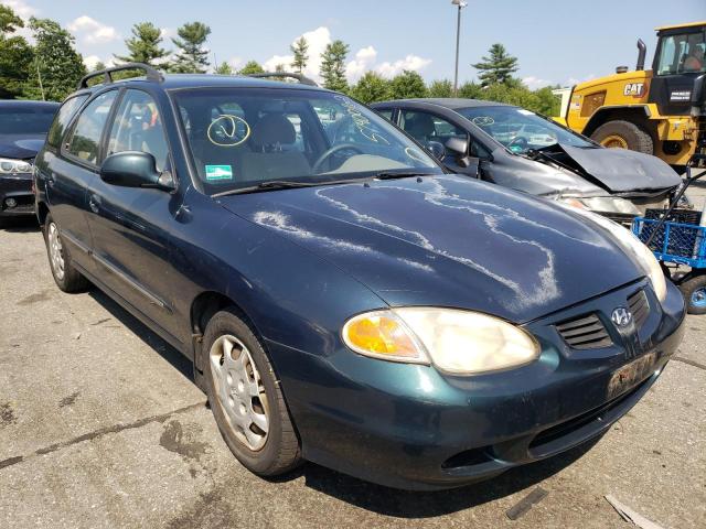HYUNDAI ELANTRA GL 2000 with VIN KMHJW35F4YU158018 - Photo from auction