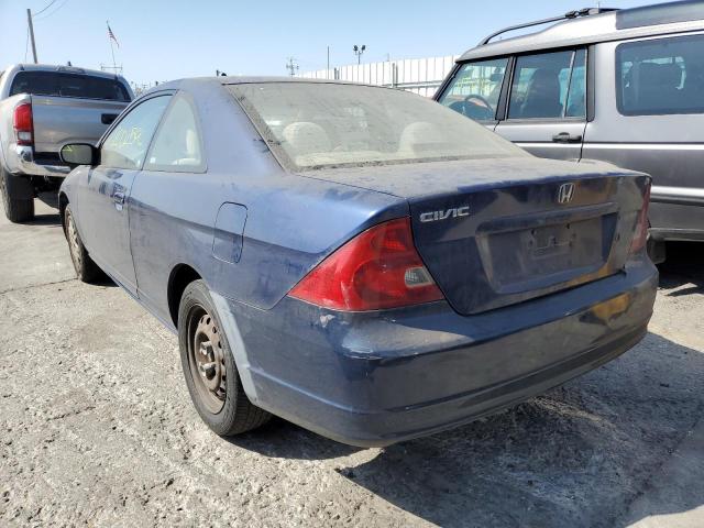 Photo 2 from auction – 2003 HONDA CIVIC LX with VIN 1HGEM22533L079957