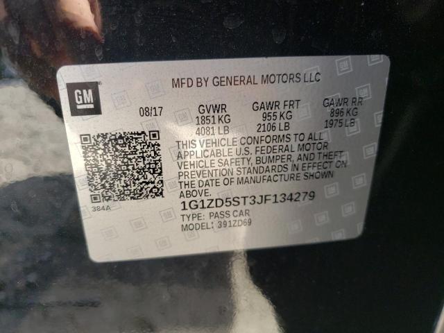 Photo 10 from auction – 2018 CHEVROLET MALIBU LT with VIN 1G1ZD5ST3JF134279