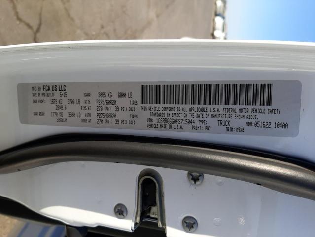 Photo 10 from auction – 2015 RAM 1500 SLT with VIN 1C6RR6GG0FS715044