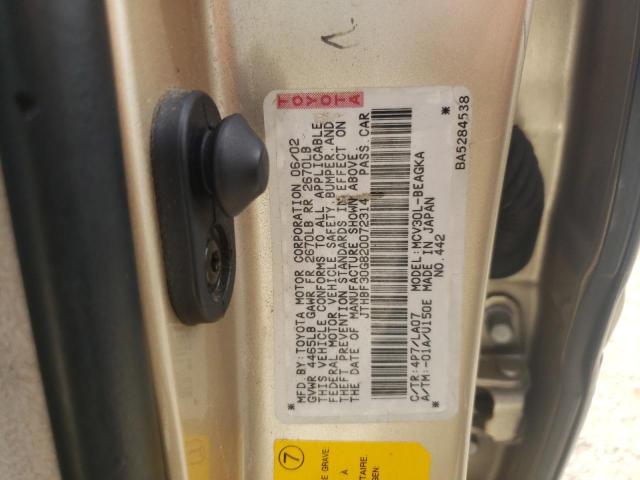 Photo 10 from auction – 2002 LEXUS ES 300 with VIN JTHBF30G820072314