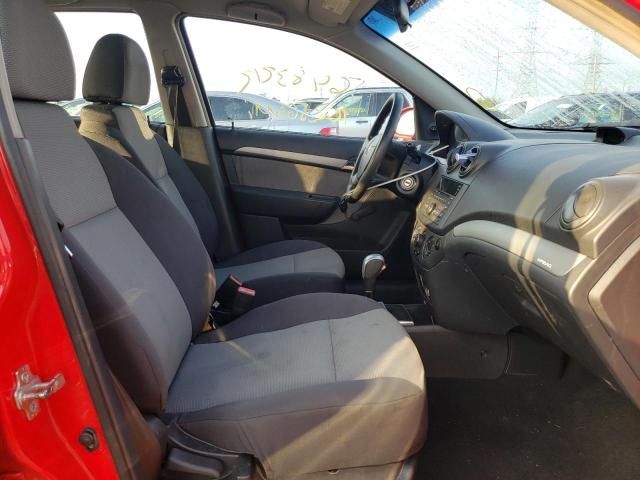 Photo 5 from auction – 2009 CHEVROLET AVEO LS with VIN KL1TD66E99B654592