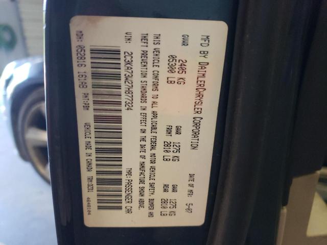 Photo 10 from auction – 2007 CHRYSLER 300C SRT-8 with VIN 2C3KA73W27H877324