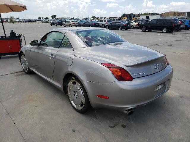 Photo 3 from auction – 2002 LEXUS SC 430 with VIN JTHFN48Y120020434