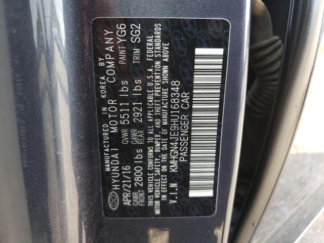 Photo 10 from auction – 2017 GENESIS G80 BASE with VIN KMHGN4JE9HU168348