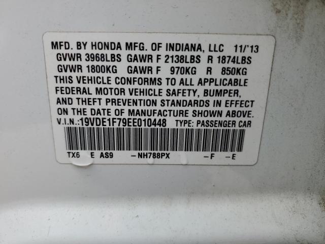 Photo 10 from auction – 2014 ACURA ILX 20 TEC with VIN 19VDE1F79EE010448