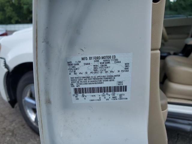 Photo 10 from auction – 2010 FORD ESCAPE LIM with VIN 1FMCU9EG0AKB30681
