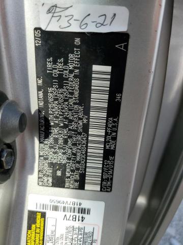 Photo 10 from auction – 2006 TOYOTA SIENNA CE with VIN 5TDZA23C46S436457