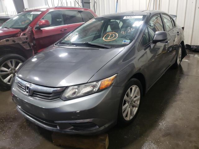 Photo 2 from auction – 2012 HONDA CIVIC EX with VIN 2HGFB2F80CH572359