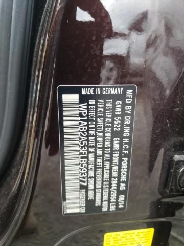 Photo 10 from auction – 2015 PORSCHE MACAN S with VIN WP1AB2A53FLB59377