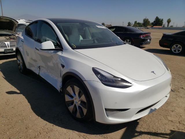 TESLA MODEL Y 2021 with VIN 5YJYGDEE1MF157568 - Photo from auction