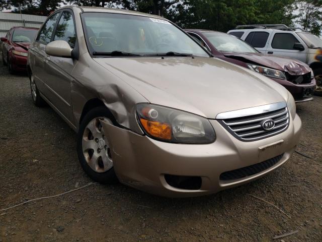KIA SPECTRA EX 2009 with VIN KNAFE221195601721 - Photo from auction