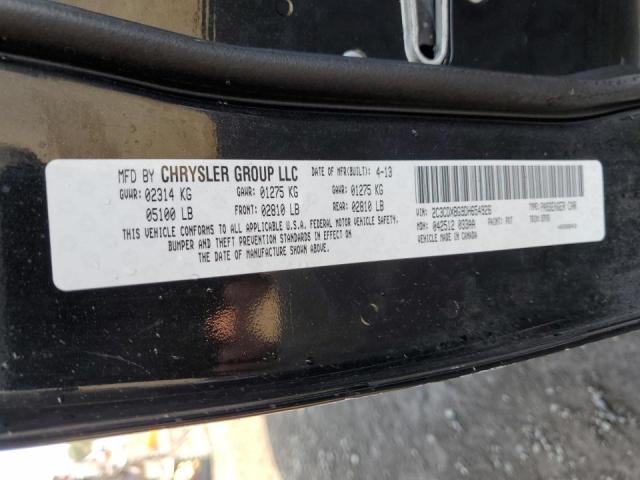 Photo 10 from auction – 2013 DODGE CHARGER SE with VIN 2C3CDXBG9DH654926