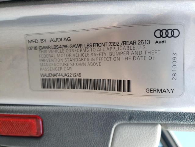 صورة رقم 10 من المزاد - 2018 AUDI A4 PREMIUM مع VIN WAUENAF44JA221245
