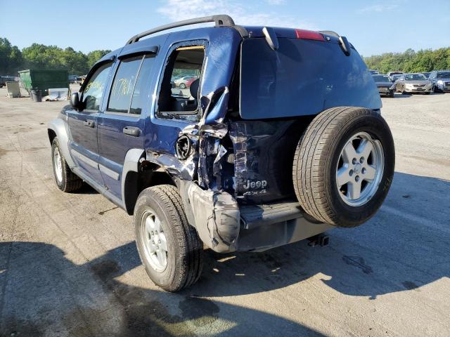 Photo 3 from auction – 2007 JEEP LIBERTY SP with VIN 1J4GL48K97W672465