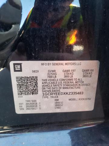 Photo 10 from auction – 2019 CHEVROLET SILVERADO with VIN 1GCRYEEDXKZ335483