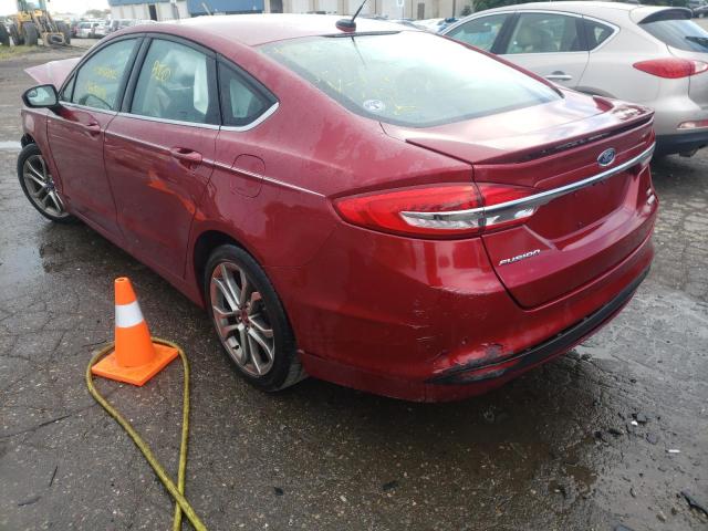 Photo 3 from auction – 2017 FORD FUSION SE with VIN 3FA6P0HD8HR214068