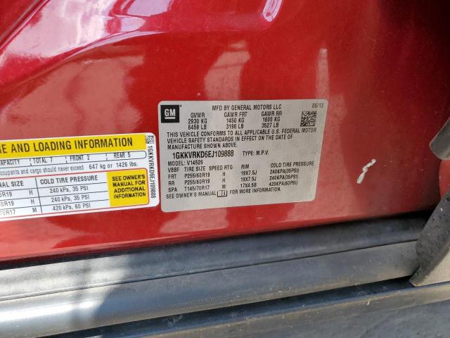 Photo 10 from auction – 2014 GMC ACADIA SLT with VIN 1GKKVRKD6EJ109888