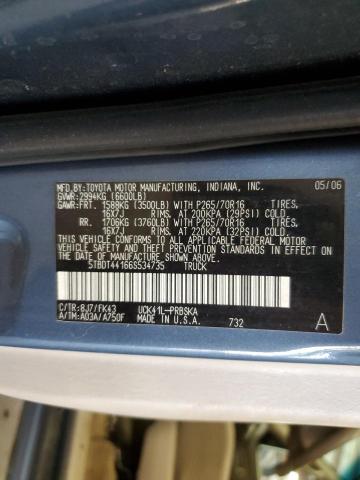Photo 10 from auction – 2006 TOYOTA TUNDRA DOU with VIN 5TBDT44166S534735