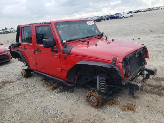 JEEP WRANGLER U 2014 with VIN 1C4BJWDG1EL176447 - Photo from auction