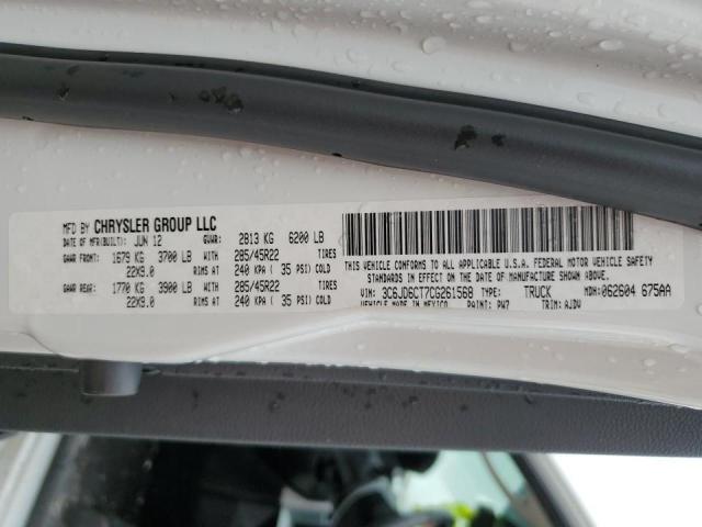 Photo 10 from auction – 2012 DODGE RAM 1500 S with VIN 3C6JD6CT7CG261568