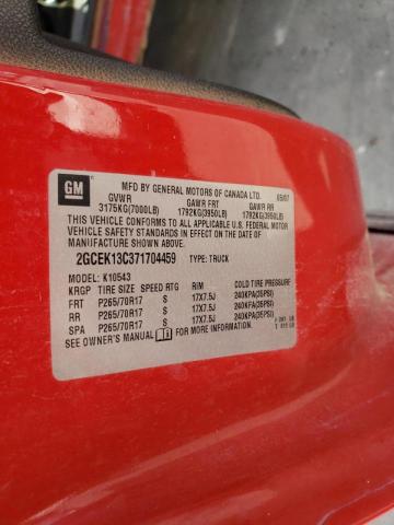 Photo 10 from auction – 2007 CHEVROLET SILVERADO with VIN 2GCEK13C371704459