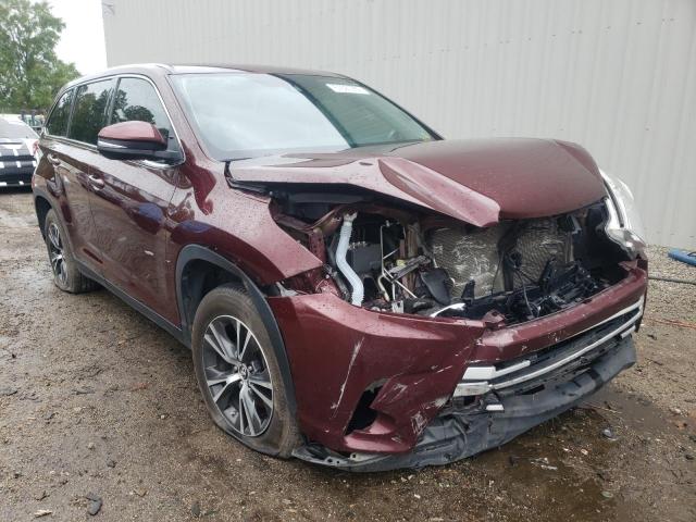 TOYOTA HIGHLANDER 2019 with VIN 5TDZZRFH1KS304646 - Photo from auction