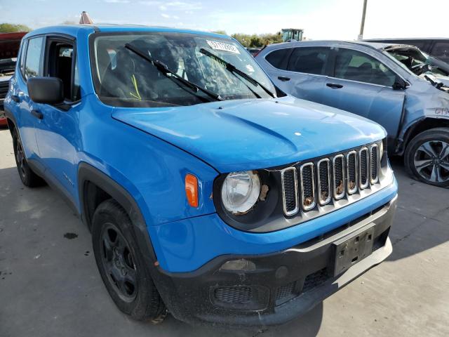 JEEP RENEGADE S 2015 with VIN ZACCJAAT7FPB47346 - Photo from auction