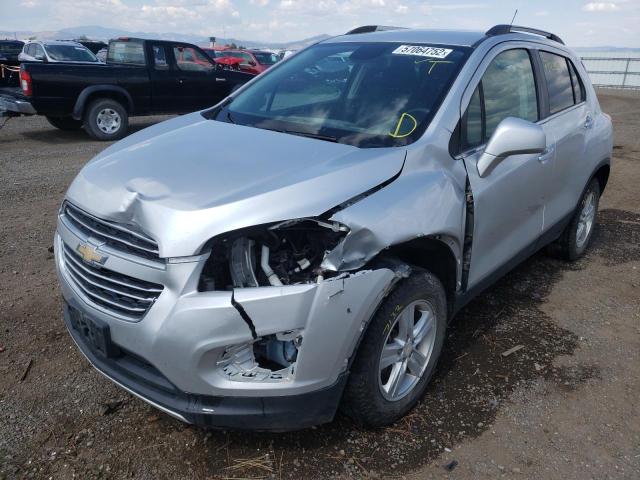 Photo 2 from auction – 2016 CHEVROLET TRAX 1LT with VIN 3GNCJPSB8GL238684