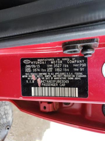 Photo 10 from auction – 2015 HYUNDAI ACCENT with VIN KMHCT4AEXFU863049