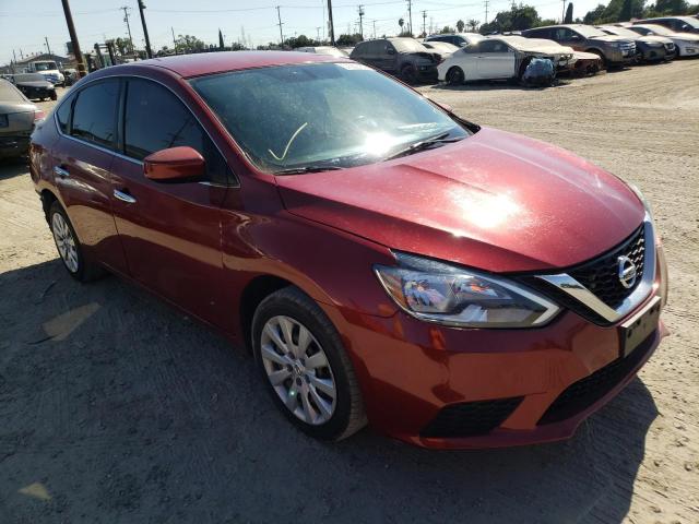 NISSAN SENTRA S 2016 with VIN 3N1AB7AP1GY316805 - Photo from auction