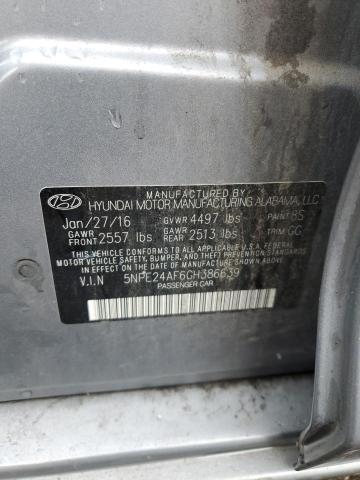 Photo 10 from auction – 2016 HYUNDAI SONATA SE with VIN 5NPE24AF6GH386639