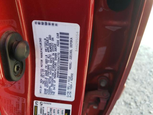Photo 10 from auction – 2007 TOYOTA COROLLA CE with VIN 1NXBR30E27Z934770