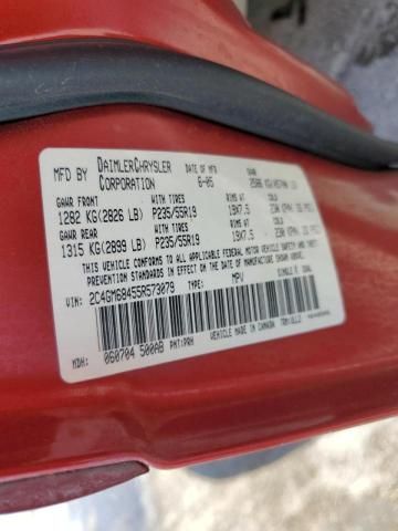 Photo 10 from auction – 2005 CHRYSLER PACIFICA T with VIN 2C4GM68455R573079