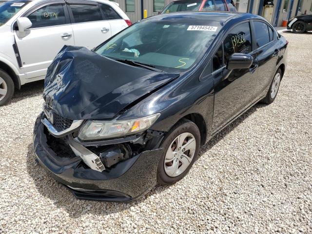 Photo 2 from auction – 2015 HONDA CIVIC LX with VIN 19XFB2F51FE019076