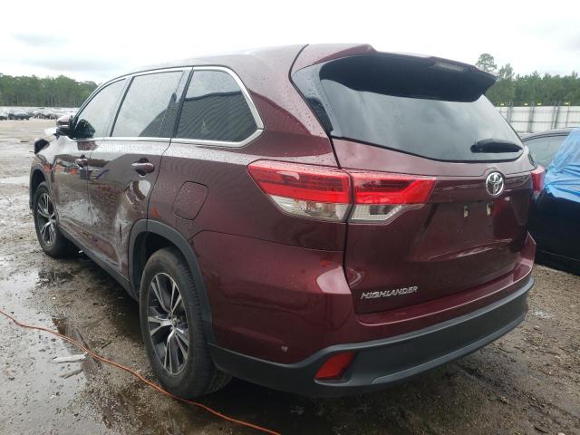 Photo 3 from auction – 2019 TOYOTA HIGHLANDER with VIN 5TDZZRFH1KS304646