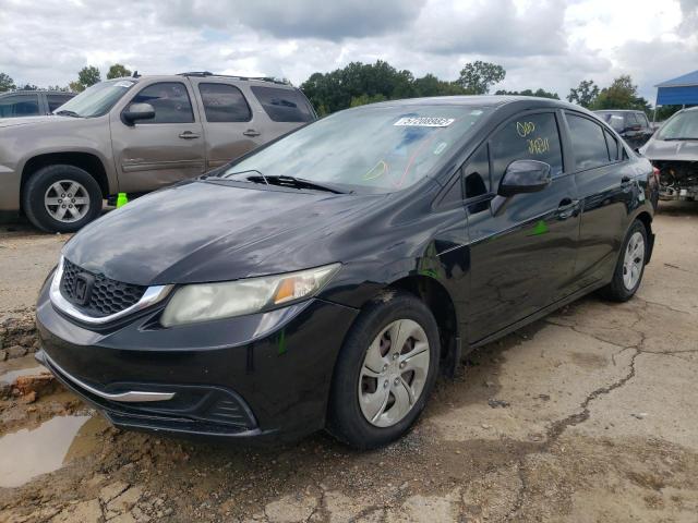 Photo 2 from auction – 2013 HONDA CIVIC LX with VIN 19XFB2F58DE005088