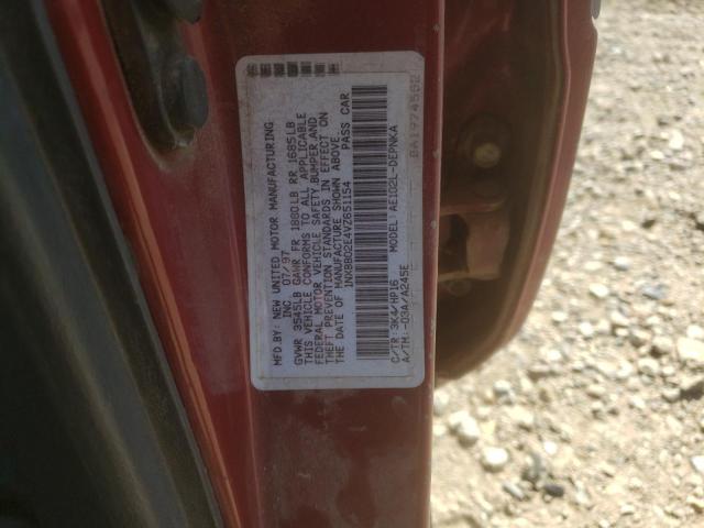 Photo 10 from auction – 1997 TOYOTA COROLLA DX with VIN 1NXBB02E4VZ651154