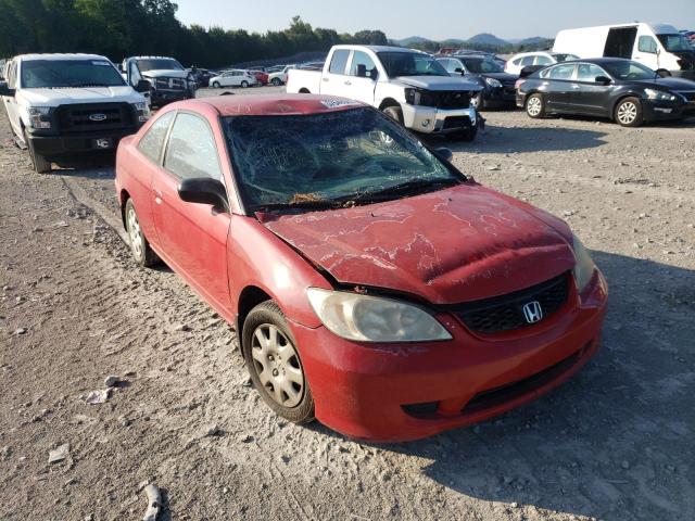 Photo 1 from auction – 2004 HONDA CIVIC LX with VIN 1HGEM22554L058321
