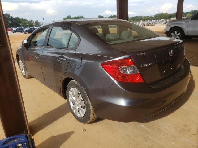 Photo 3 from auction – 2012 HONDA CIVIC LX with VIN 2HGFB2F57CH327662