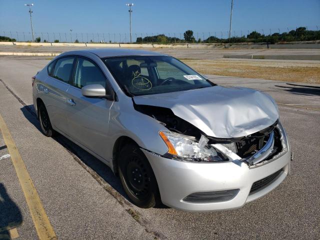 NISSAN SENTRA S 2013 with VIN 1N4AB7AP1DN907602 - Photo from auction