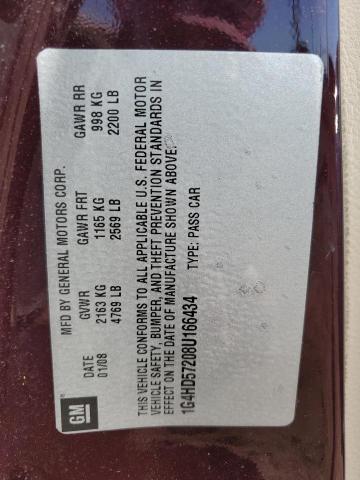 Photo 10 from auction – 2008 BUICK LUCERNE CX with VIN 1G4HD57208U166434