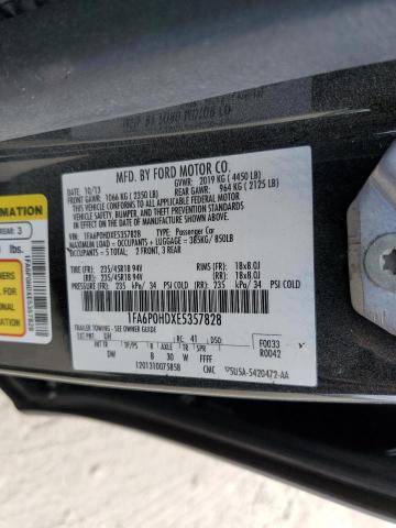 Photo 10 from auction – 2014 FORD FUSION SE with VIN 1FA6P0HDXE5357828