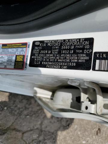 Photo 10 from auction – 2016 KIA RIO LX with VIN KNADM4A32G6641936